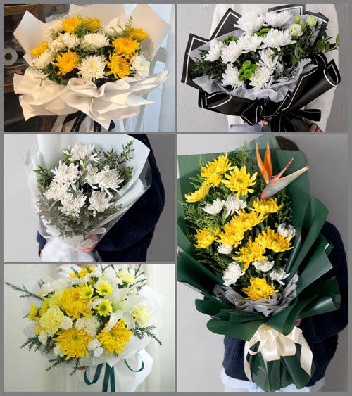 河南南阳卧龙区陆营镇乔营村白事花束代送